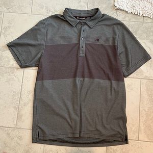Grey golf polo